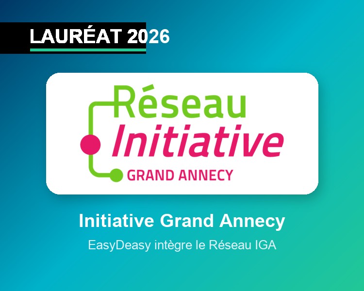 EasyDeasy, lauréat du Réseau Initiative Grand Annecy pour NaomiFeel