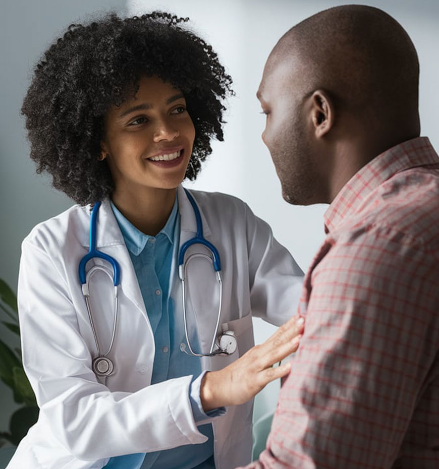 Consultation médicale pour AOMI - Suivi patient avec thérapie digitale NaomiFeel
